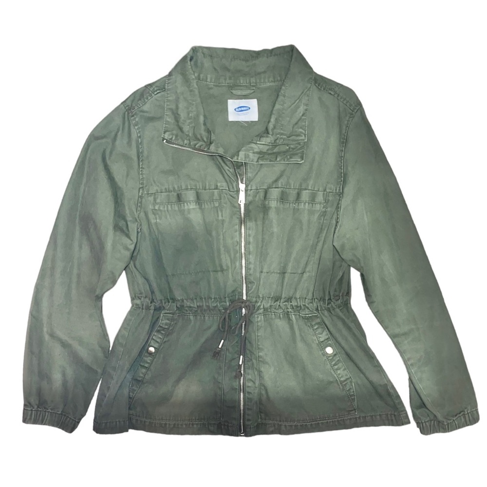 Old Navy women’s size XL olive army green utility jacket